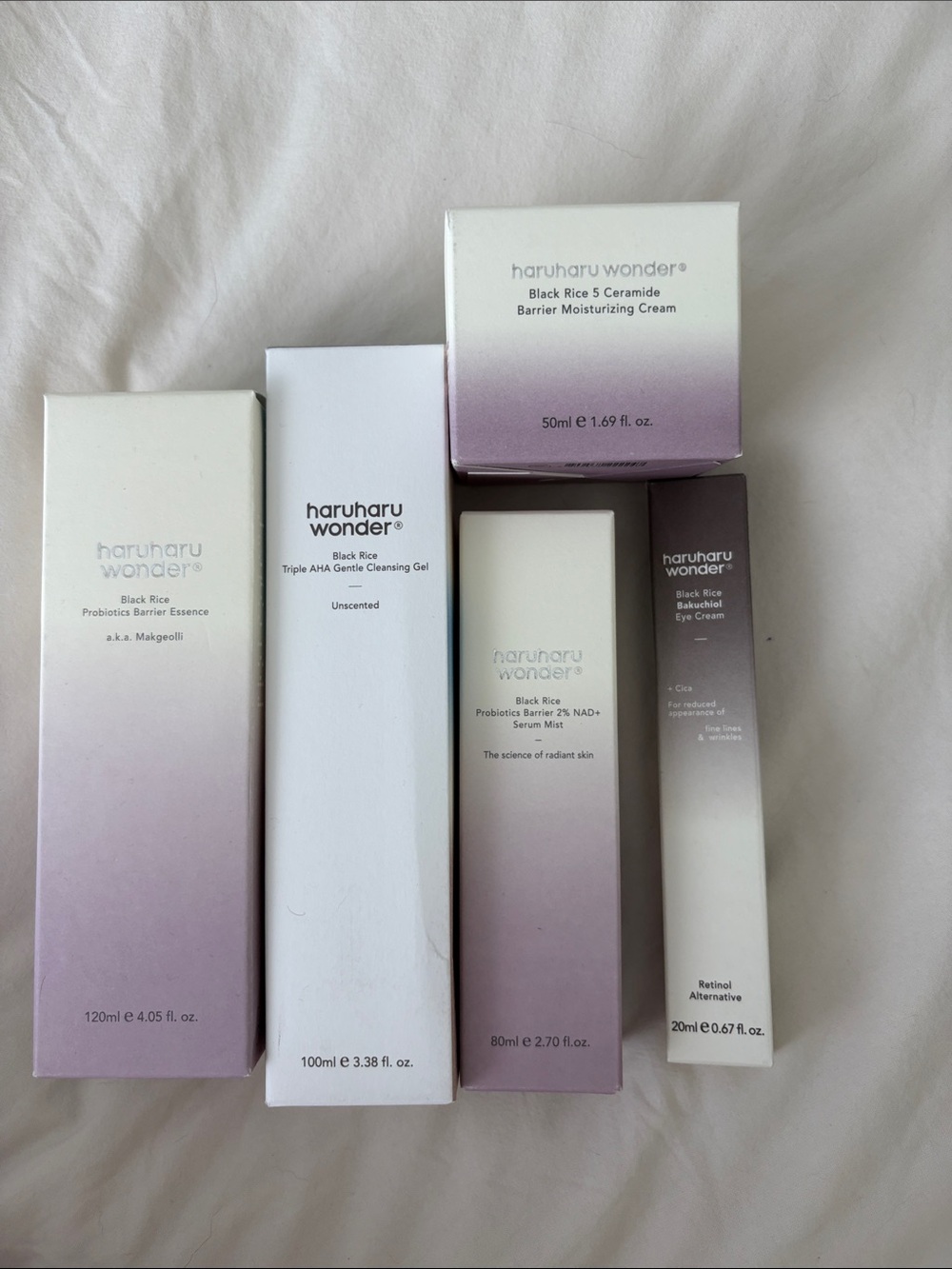 haruharu wonder Black Rice Skincare Set - brand new never opened